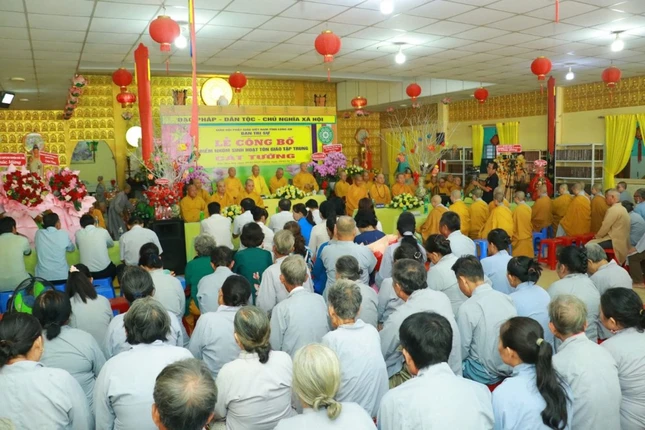 Lễ công bố Điểm nhóm sinh hoạt tôn giáo tập trung Cát Tường Lễ công bố Điểm nhóm sinh hoạt tôn giáo tập trung Cát Tường