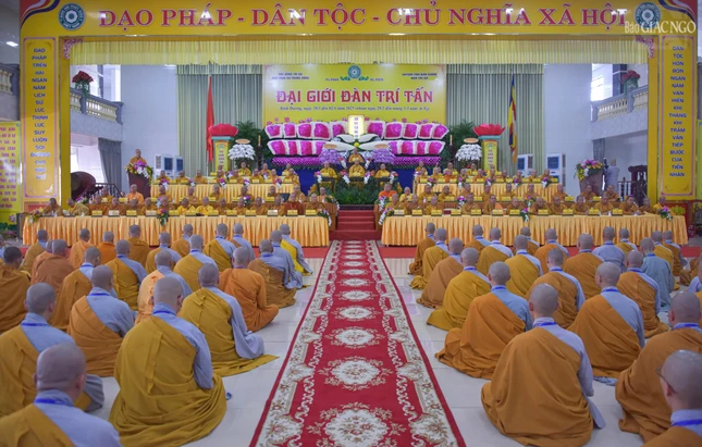 Quang cảnh Lễ khai mạc Đại giới đàn Trí Tấn