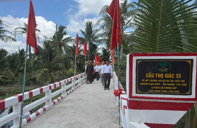 Cầu Thọ Giác 33 được khánh thành và đưa vào sử dụng giúp phát triển nông thôn tại địa phương