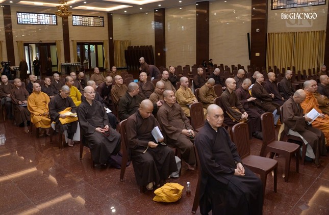 Chư tôn đức Ban Trị sự TP.Thủ Đức, 21 quận huyện TP.HCM tham dự họp