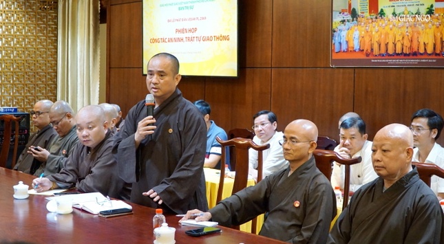 Thượng tọa Thích Tâm Hải thông tin các sự kiện quan trọng diễn ra tại Việt Nam Quốc Tự