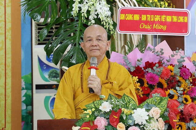 Hòa thượng Thích Minh Thiện tuyên đọc Thông điệp Phật đản Phật lịch 2569 của Đức Pháp chủ GHPGVN