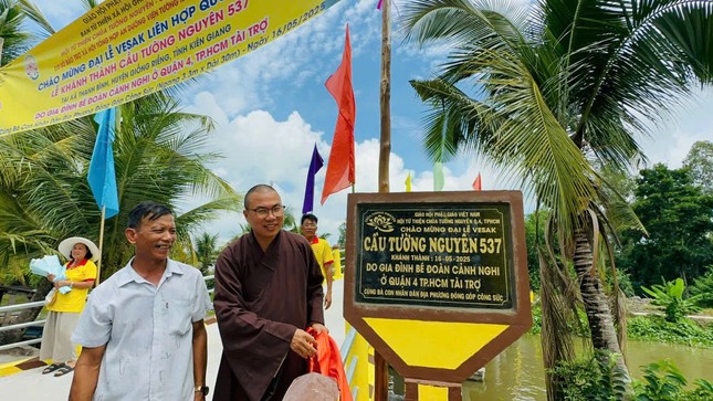 Khánh thành cầu Tường Nguyên 537 tại tỉnh Kiên Giang - Ảnh: T.N