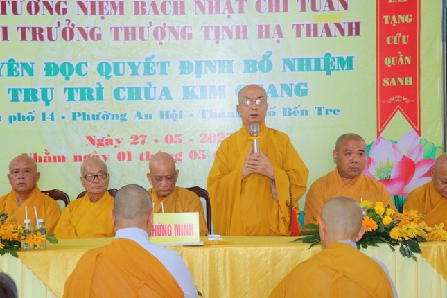 Hòa thượng Thích Nhựt Tấn ban đạo từ Hòa thượng Thích Nhựt Tấn ban đạo từ