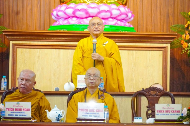 Trưởng lão Hòa thượng Thích Thiện Đạo nhấn mạnh ý nghĩa của ba tháng An cư kiết hạ