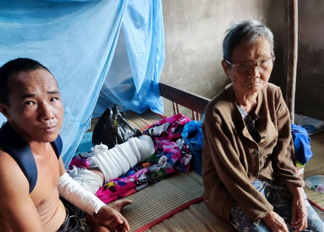 Anh Trần Văn Hồng (39 tuổi) bị tai nạn giao thông