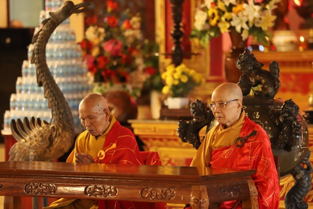 Chư vị chứng minh, tham dự Lễ tác pháp An cư kiết hạ