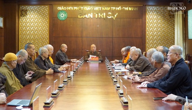Ban Thường trực dự kiến sẽ thành lập Tổ Công tác nhằm kết nối, liên lạc để hoạt động Phật sự giữa Ban Trị sự Phật giáo TP.HCM và các Ban Quản trị, tự viện phù hợp với thực tiễn