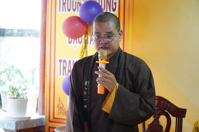 Đại đức Thích Huệ Phát, Phó Trưởng ban kiêm Chánh Thư ký Ban Trị sự Phật giáo tỉnh triển khai quyết định công cử đại diện liên xã