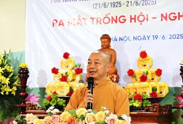 Thượng tọa Thích Thanh Huân ban đạo từ
