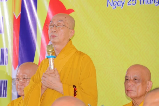 Hòa thượng Thích Nhựt Tấn ban đạo từ