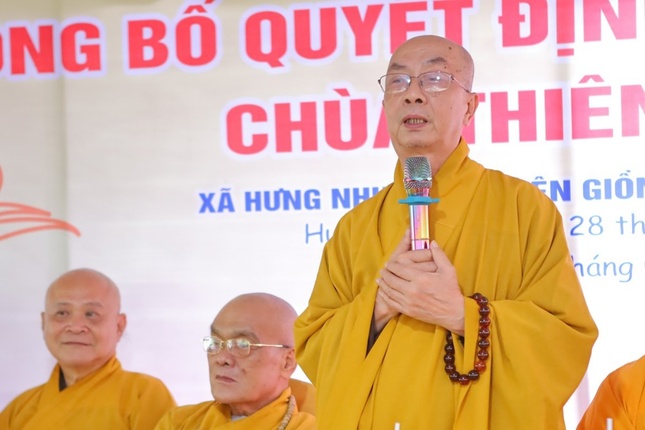 Hòa thượng Thích Nhựt Tấn ban đạo từ Hòa thượng Thích Nhựt Tấn ban đạo từ