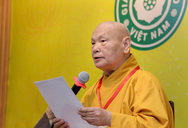 Trưởng lão Hòa thượng Thích Thiện Nhơn phát biểu khai mạc