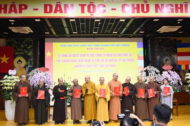 Ra mắt Ủy viên Thường trực Ban Trị sự TP.Hải Phòng