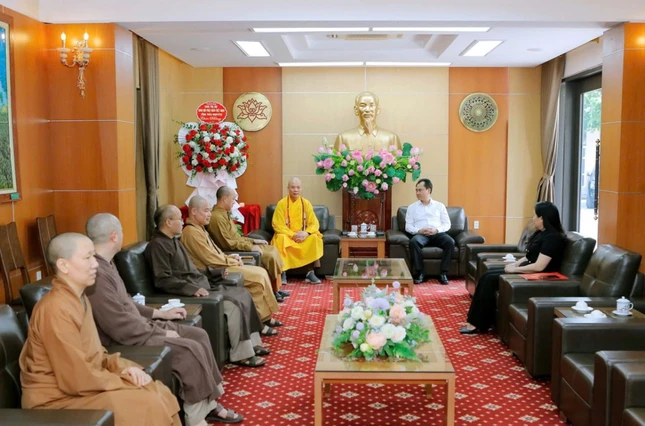 Buổi tiếp thân mặt tại Tỉnh ủy tỉnh Thái Nguyên