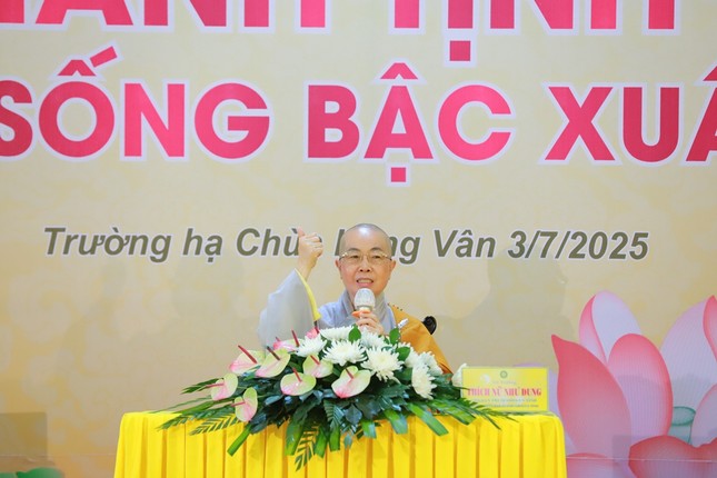 Ni trưởng Thích nữ Như Dung chia sẻ về thu thúc lục căn giới