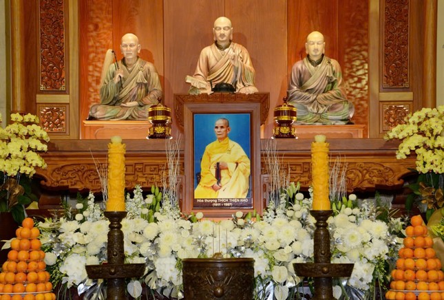 Di ảnh Đại lão Hòa thượng Thích Thiện Hào tại Tổ đường Việt Nam Quốc Tự