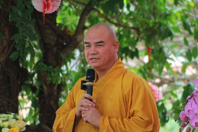 Thượng tọa Thích Tĩnh Triệt phát biểu khai mạc