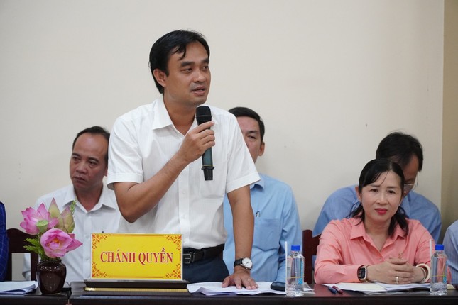 Ông Nguyễn Văn Vũ Minh phát biểu