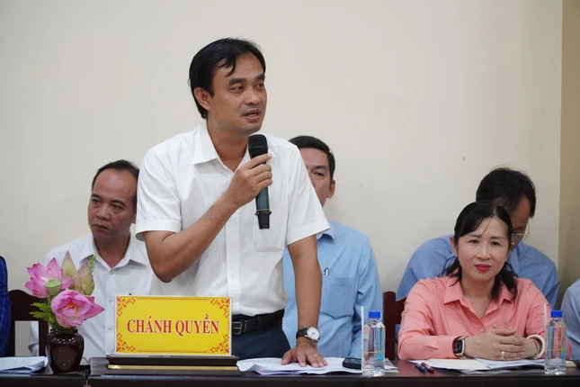 Ông Nguyễn Văn Vũ Minh phát biểu Ông Nguyễn Văn Vũ Minh phát biểu