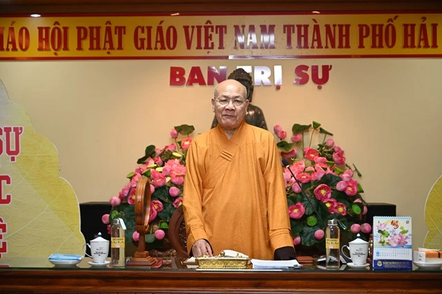 Hòa thượng Thích Quảng Tùng phát biểu khai mạc