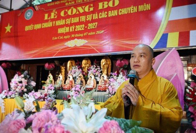 Thượng tọa Thích Đạo Thịnh phát biểu bế mạc