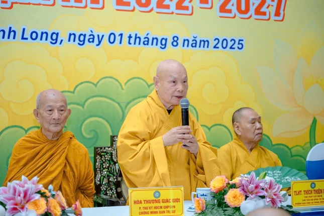 Trưởng lão Hòa thượng Thích Thiện Nhơn ban đạo từ