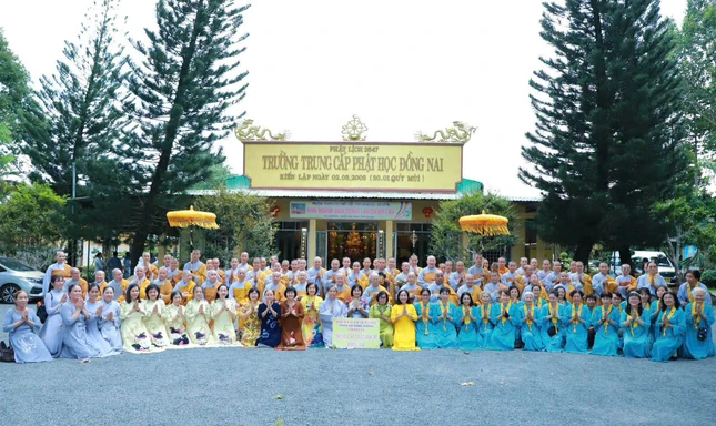 Tại Trường Trung cấp Phật học Đồng Nai