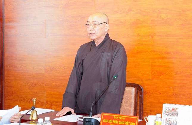 Hòa thượng Thích Minh Nhật phát biểu khai mạc Hòa thượng Thích Minh Nhật phát biểu khai mạc