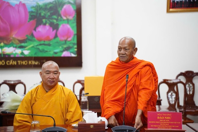 Hòa thượng Đào Như phát biểu Hòa thượng Đào Như phát biểu