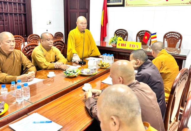 Buổi họp triển khai nhiều hoạt động Phật sự trọng tâm