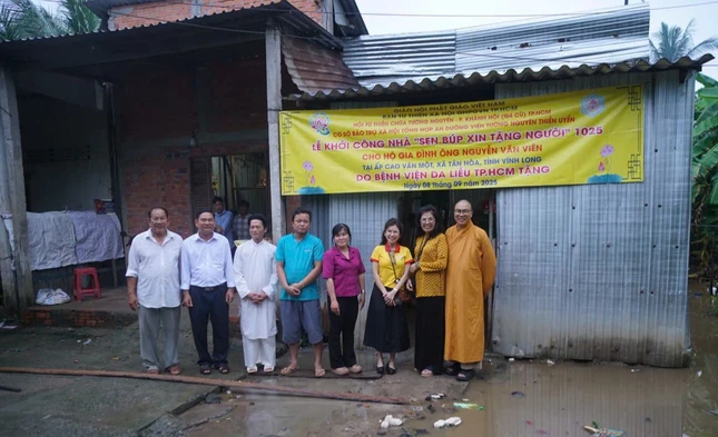 Khởi công xây nhà mới cho hộ nghèo - Ảnh: T.N