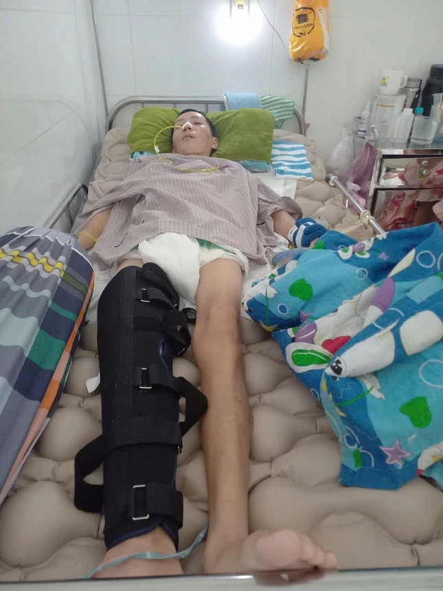 Anh Nguyễn Khắc Nghiêm bị tai nạn giao thông