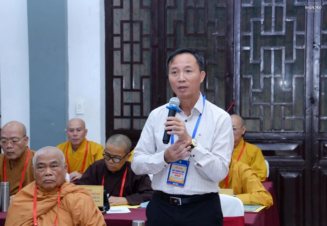 Ông Vũ Hoài Bắc phát biểu tại hội nghị