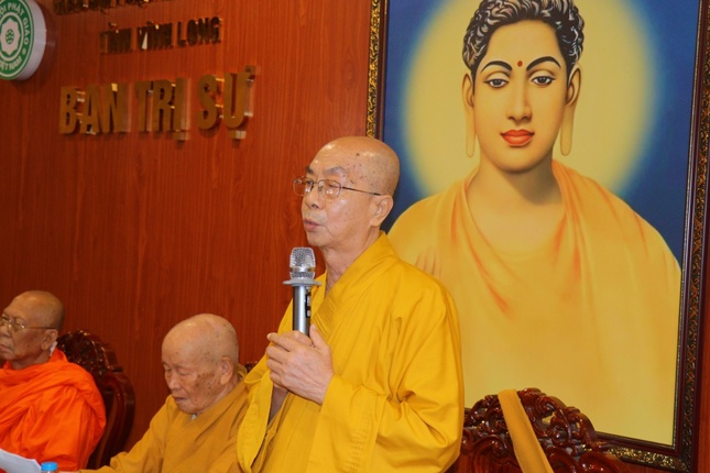 Hòa thượng Thích Nhựt Tấn ban đạo từ