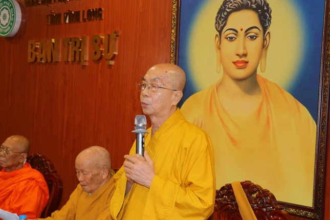 Hòa thượng Thích Nhựt Tấn ban đạo từ