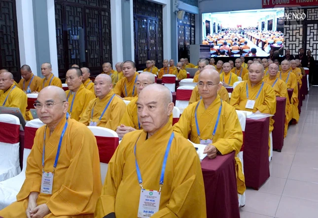 Đại biểu các Ban Trị sự tỉnh, thành phố tham dự hội nghị