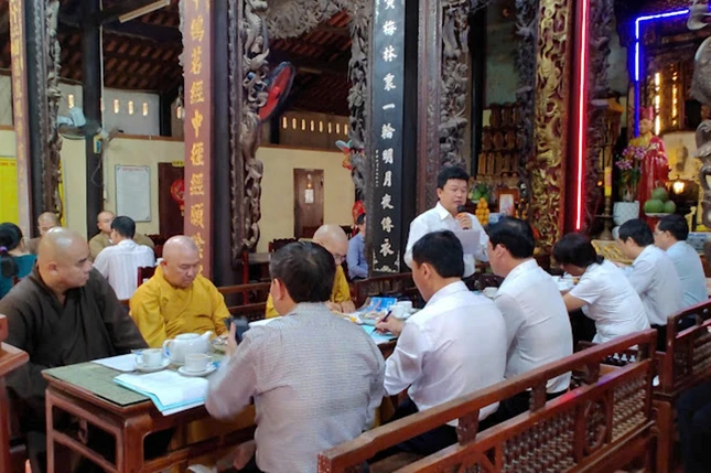 Đại diện các cơ quan hữu quan tại buổi làm việc