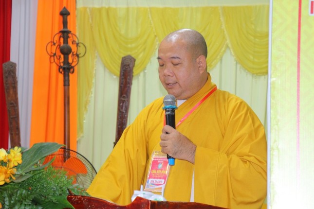 Thượng Thích Trí Thọ, Trưởng ban Tổ chức phát biểu khai mạc