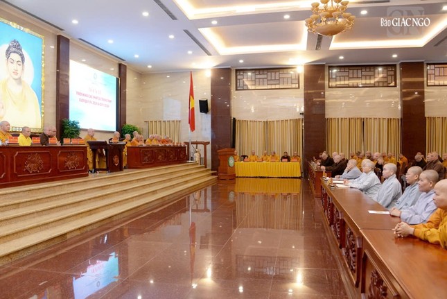 Hội nghị diễn ra ở hội trường Việt Nam Quốc Tự