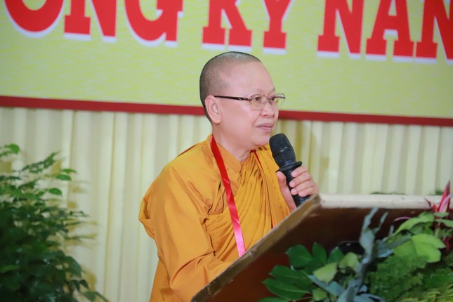 Ni sư Thích nữ Hòa Liên đã có đôi lời với thí sinh