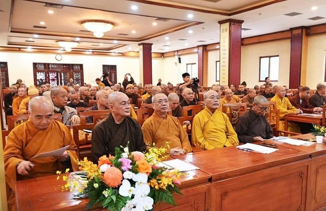 Chư tôn đức Ban Trị sự khu vực các tỉnh phía Bắc tham dự