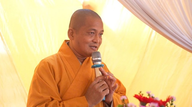 Đại đức Thích Lệ Duyên thông qua văn bản của UBND tỉnh Tây Ninh