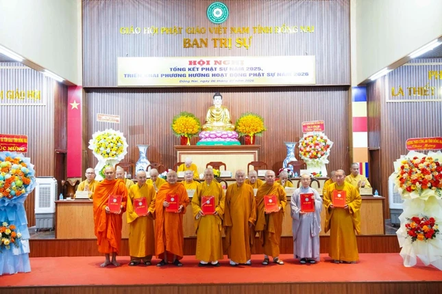 Trao quyết định thành lập các tiểu ban và nhân sự phục vụ Đại hội đại biểu Phật giáo tỉnh Đồng Nai nhiệm kỳ 2026-2031