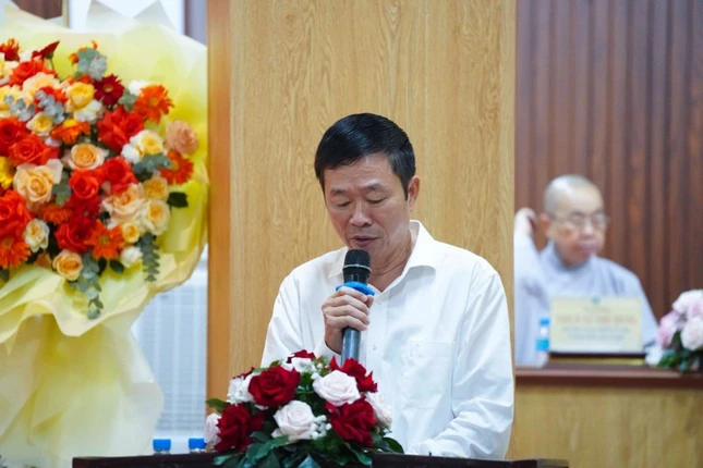 Ông Trần Thanh Hòa phát biểu tại hội nghị