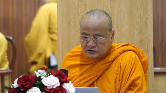 Hòa thượng Thích Bửu Chánh phát biểu khai mạc