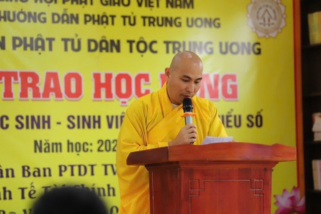 Đại đức Thích Tâm Lượng phát biểu khai mạc