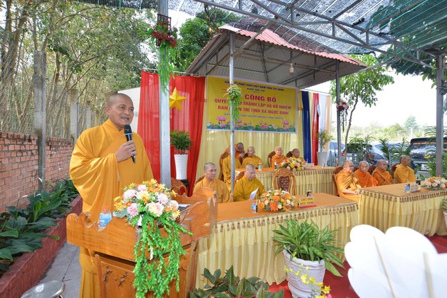 Thượng tọa Thích Lệ Duyên thông qua văn bản số 9010/UBND-NC của UBND tỉnh Tây Ninh chấp thuận thành lập Ban Quản trị tịnh xá Ngọc Bình