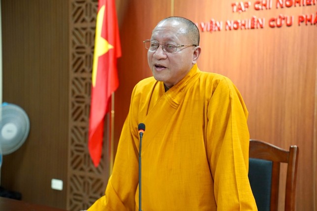 Hòa thượng Thích Gia Quang phát biểu khai mạc