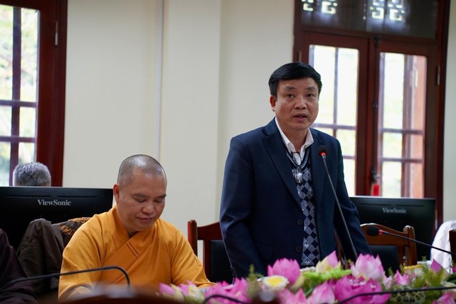 Cư sĩ Giới Minh báo cáo hoạt động Phật sự năm 2025